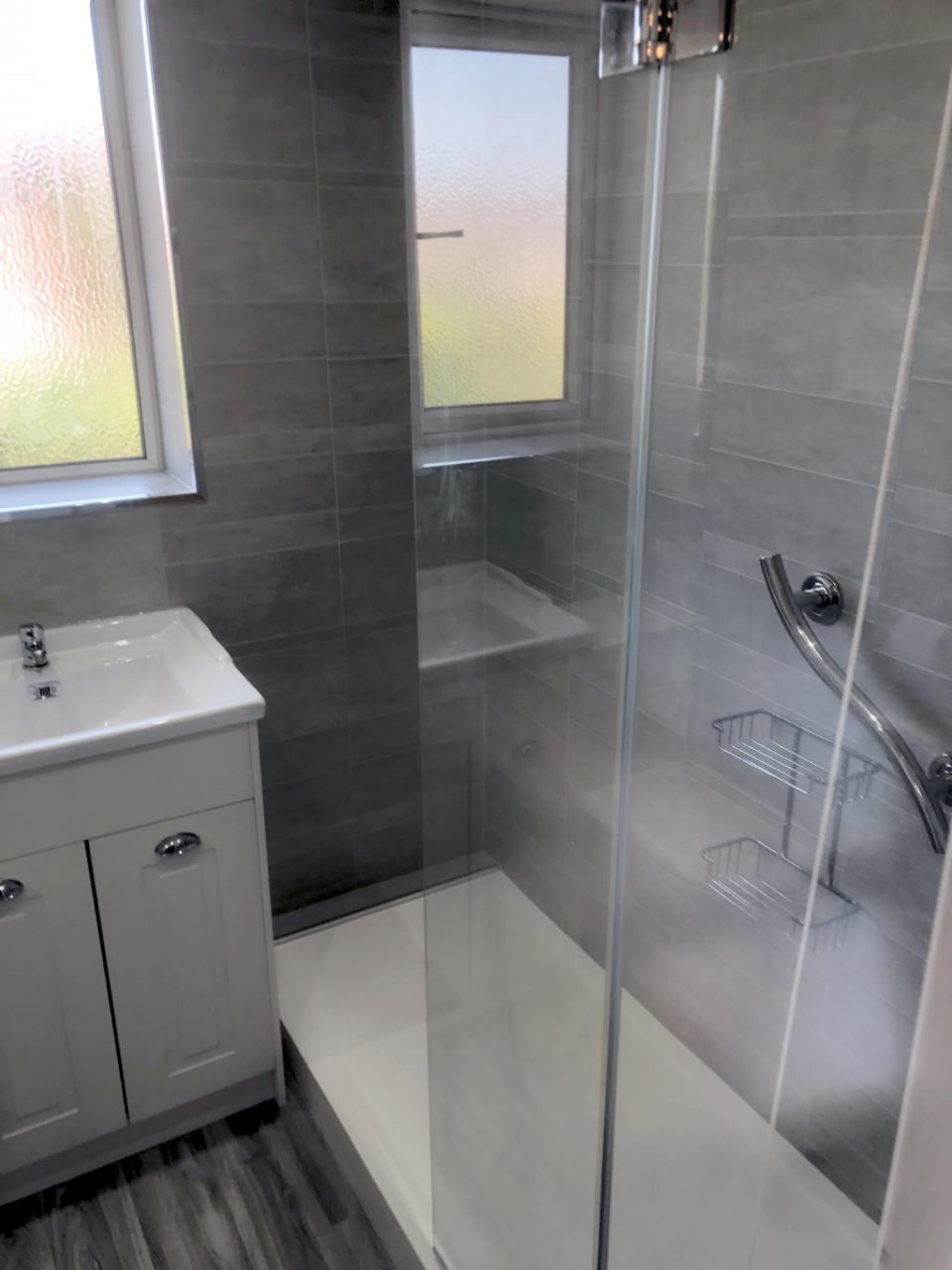 Replace Bath with Walk in Shower Plumber installer in Birmingham B36 for Yvonne